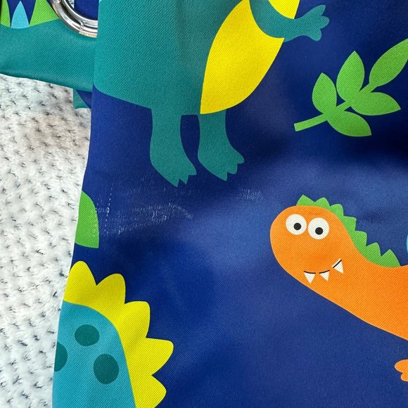 Dinosaur Grommet Curtain Panel Animated Youth Kids Toddler Room Decor 4 Panels - Picture 12 of 12